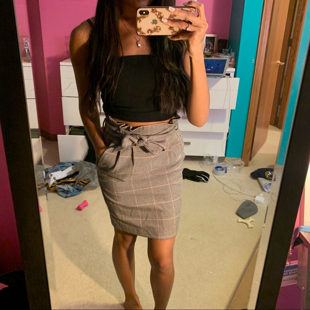 H&M Plaid Skirt